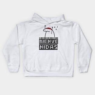 Bienvenidas: Hijas del Rock and Roll ( II-Negro) Kids Hoodie